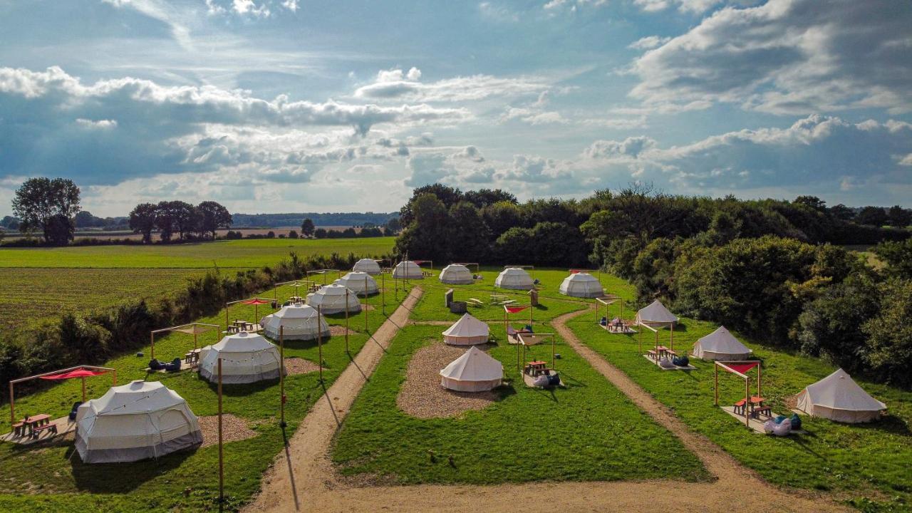 Domo Camp - Nature Glamping Hof Viehbrook Hotel Rendswuhren Exterior foto
